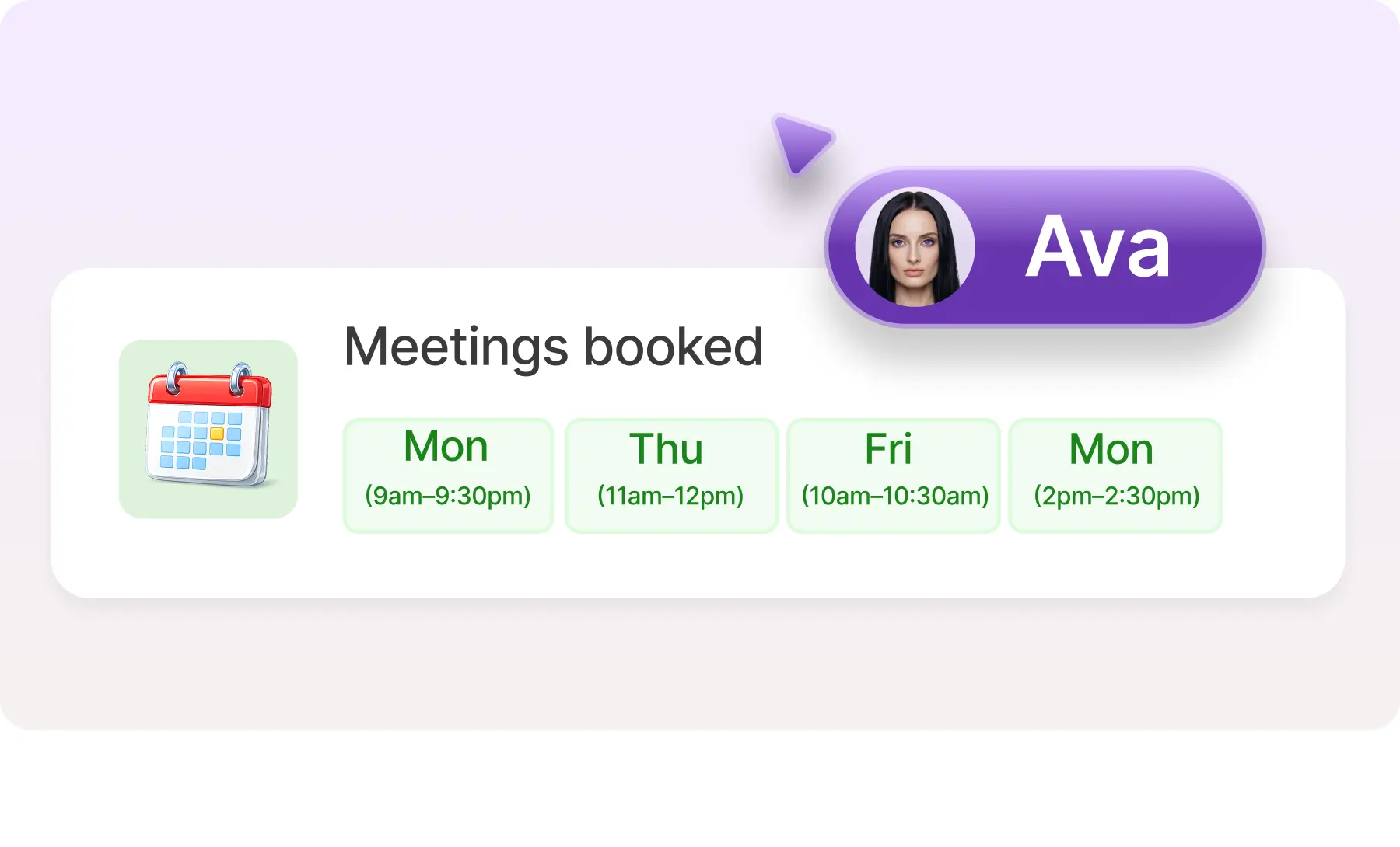 Meetings, booked automatically
