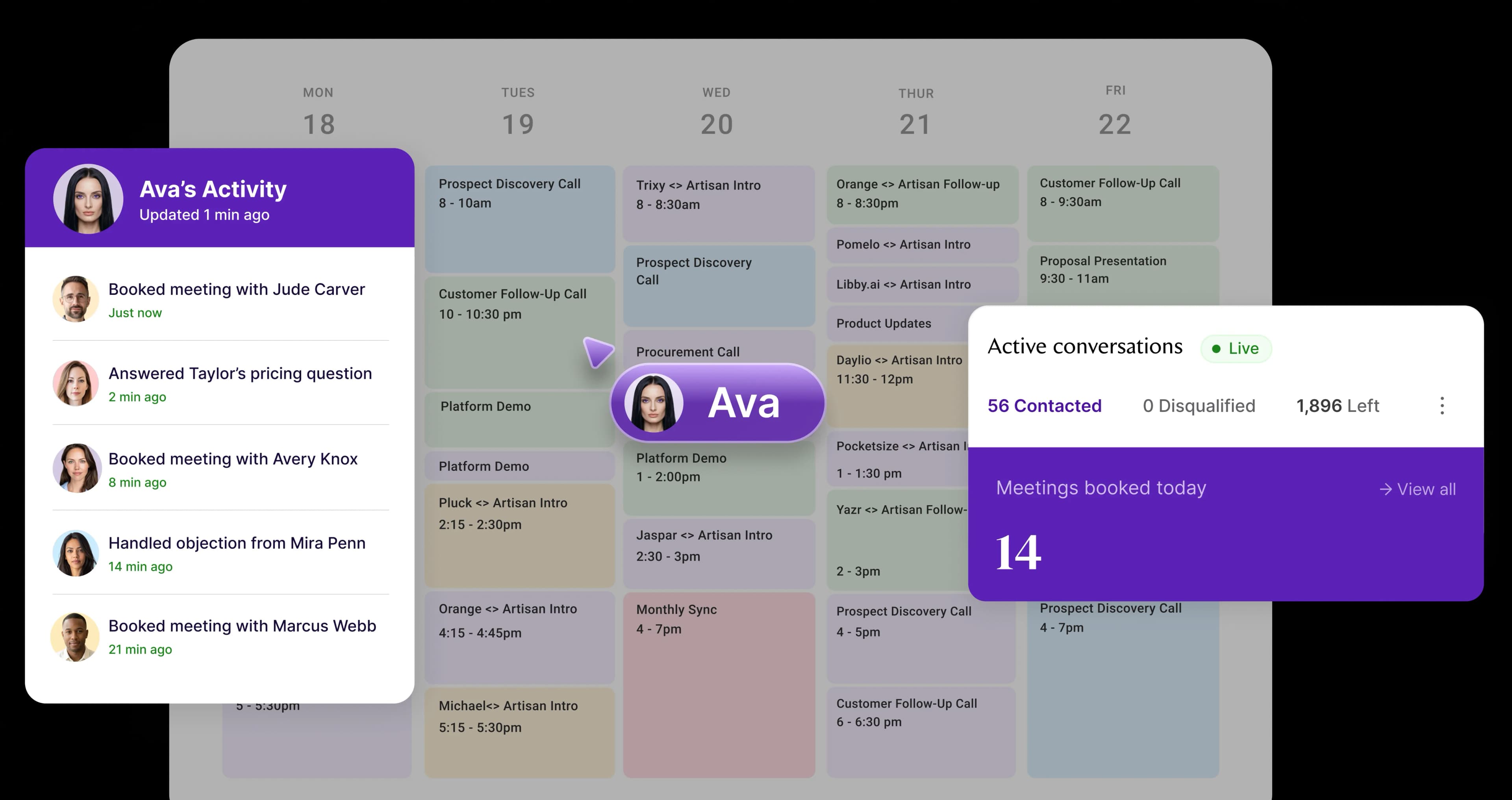 Ava booking meetings autonomously