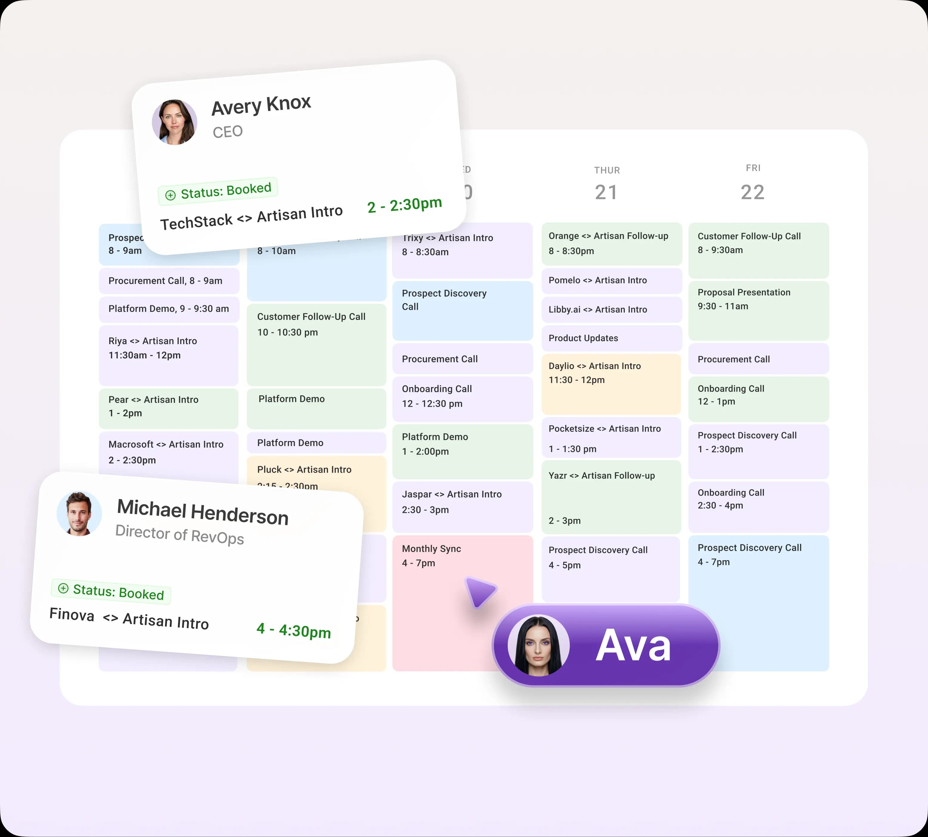 Meetings land on the calendar