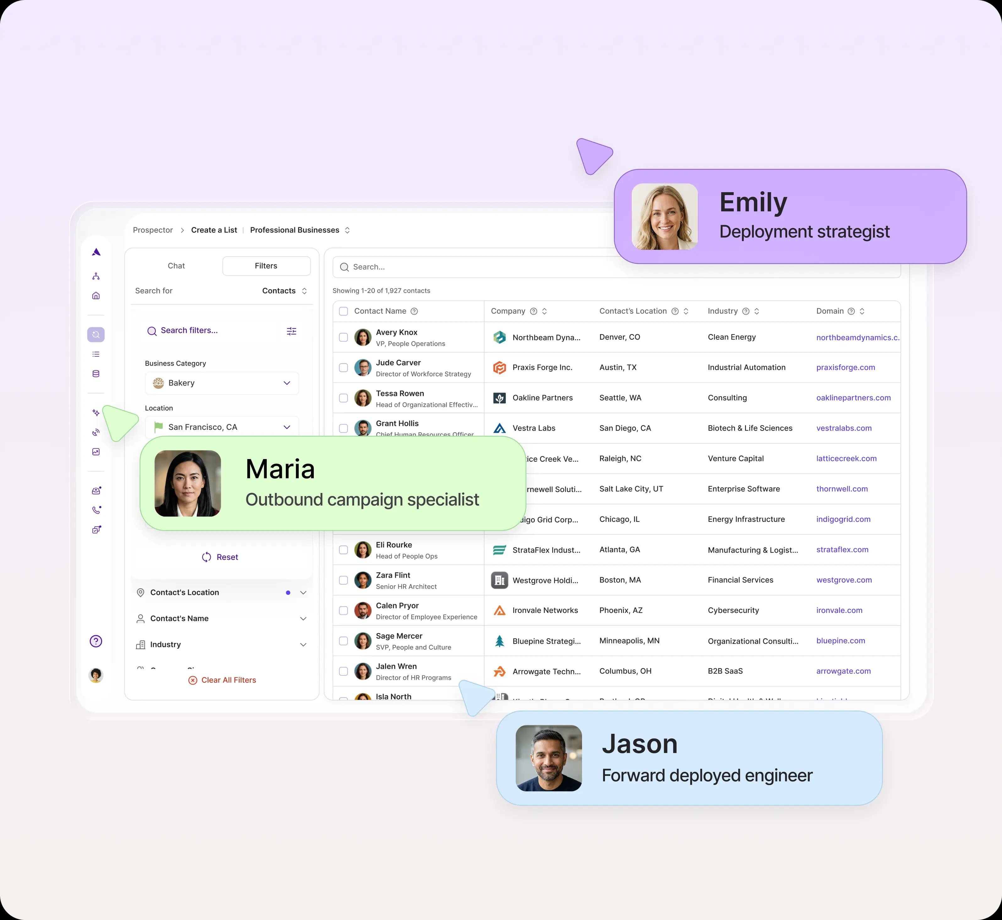 Deployment dashboard