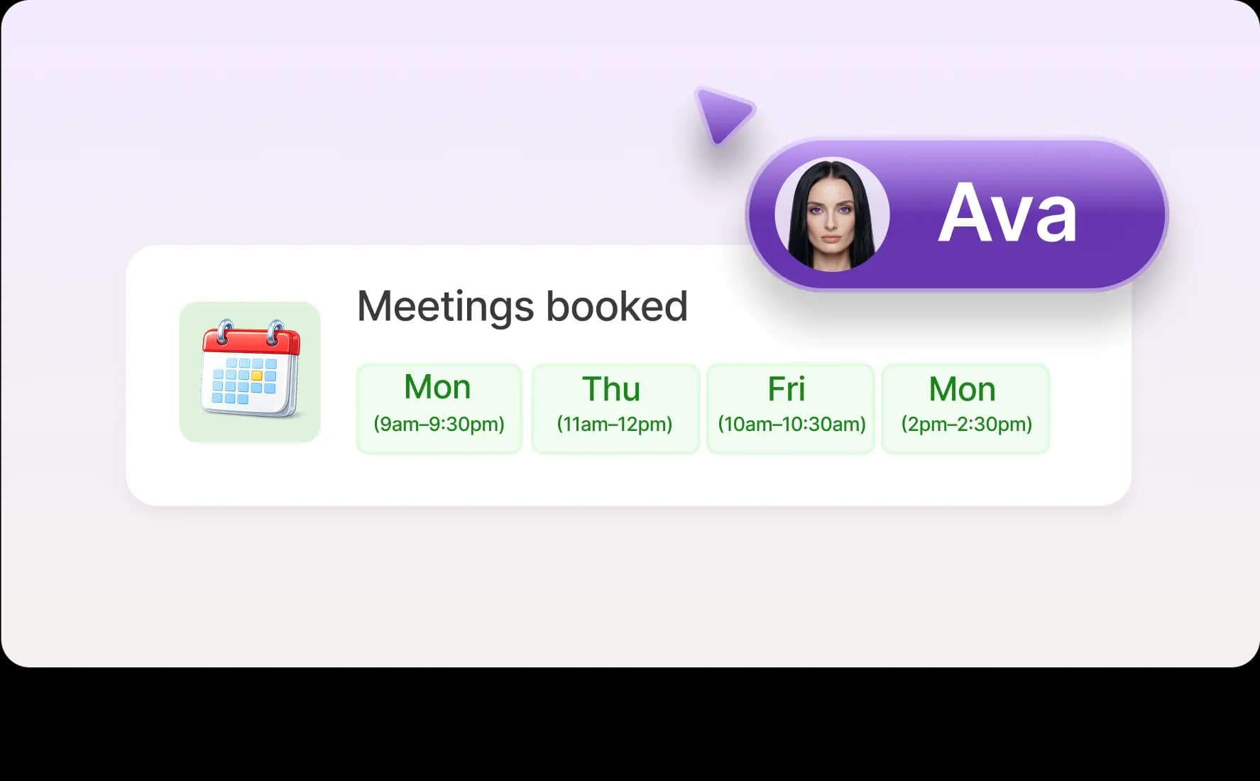 Meetings, booked automatically