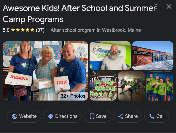 Business Profile Photographs Example