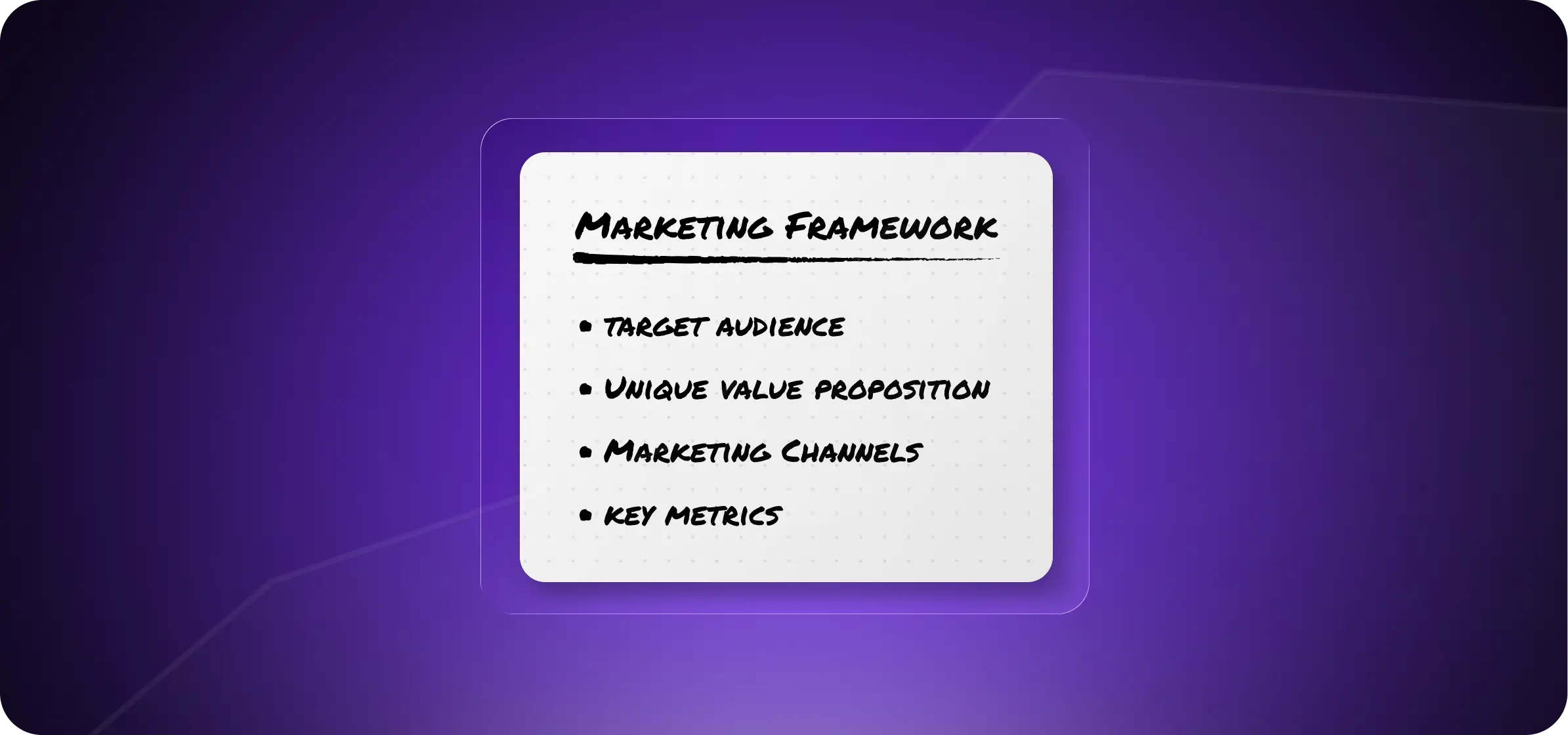 Build a winning B2B marketing strategy framework