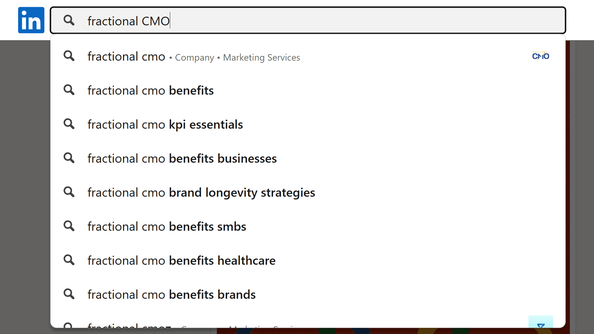 LinkedIn Free Search Example 1