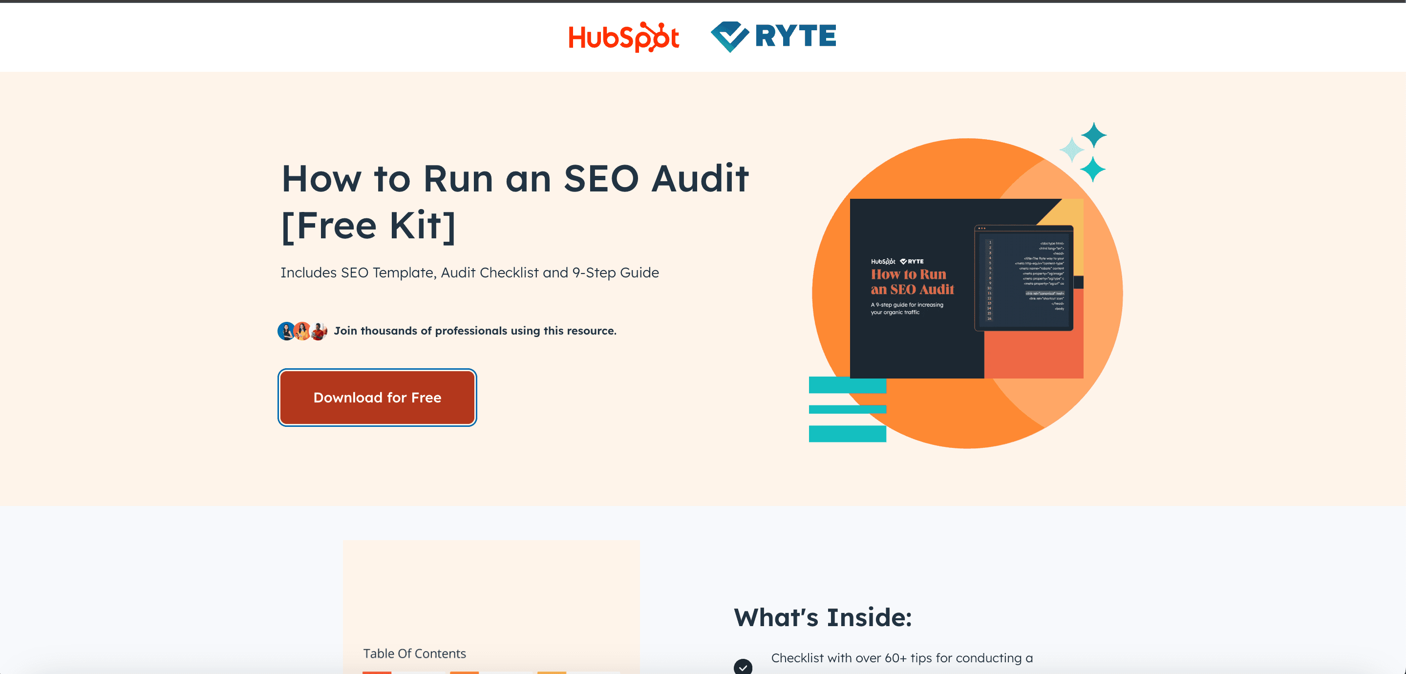 HubSpot SEO Audit Kit