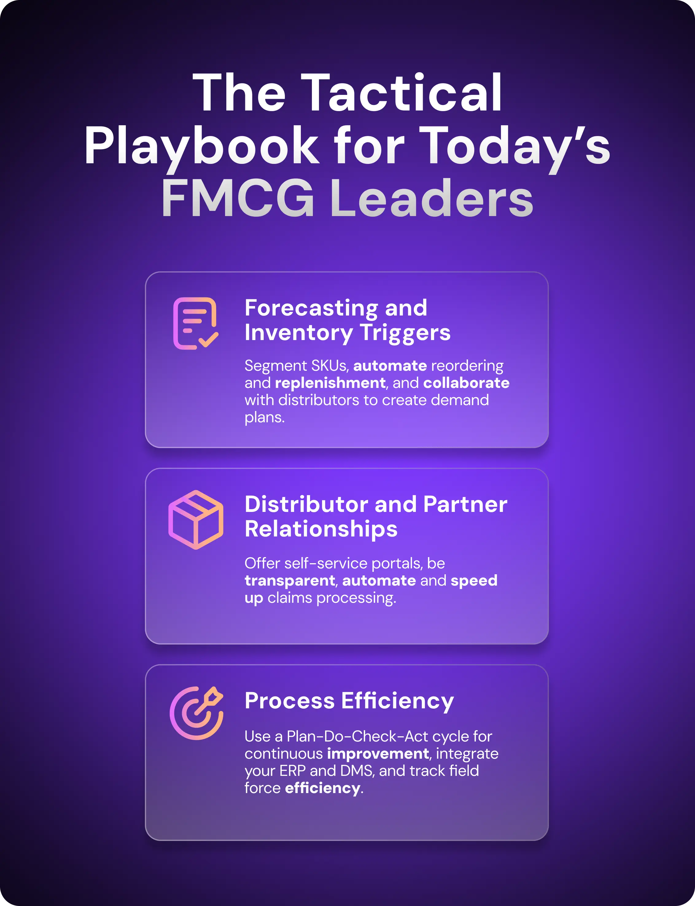 The Tactical Playbook for Today’s FMCG Leaders