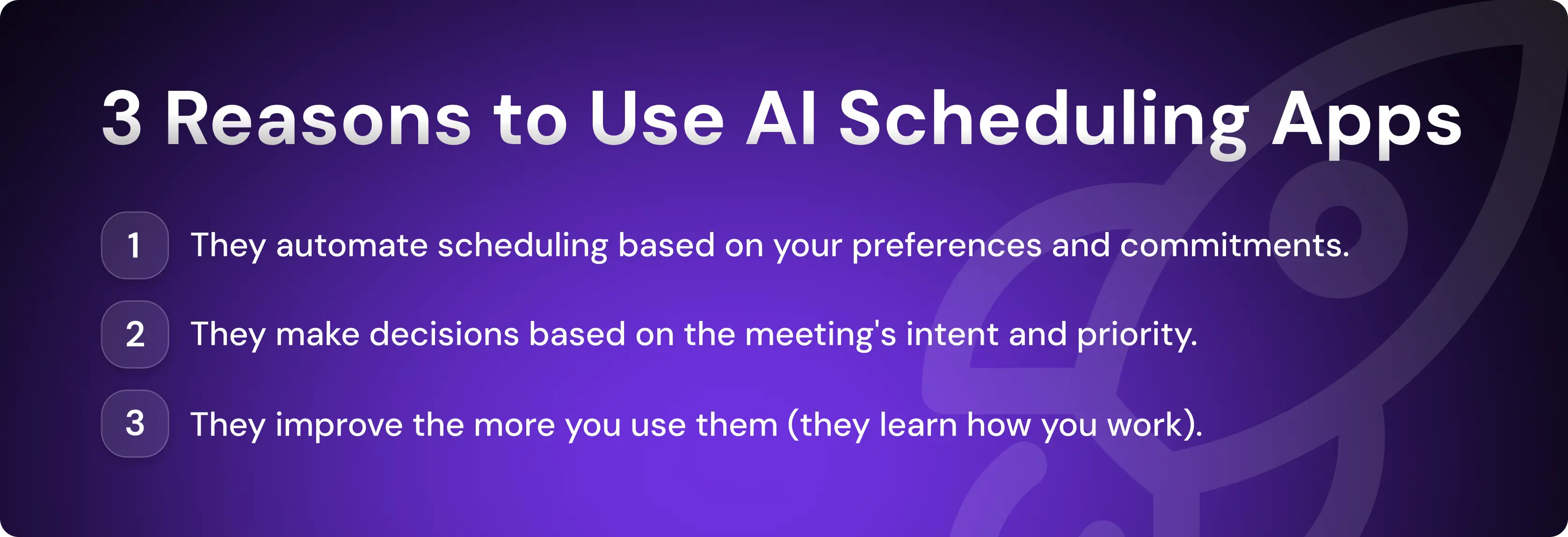 3 Reasons to Use AI Scheduling Apps