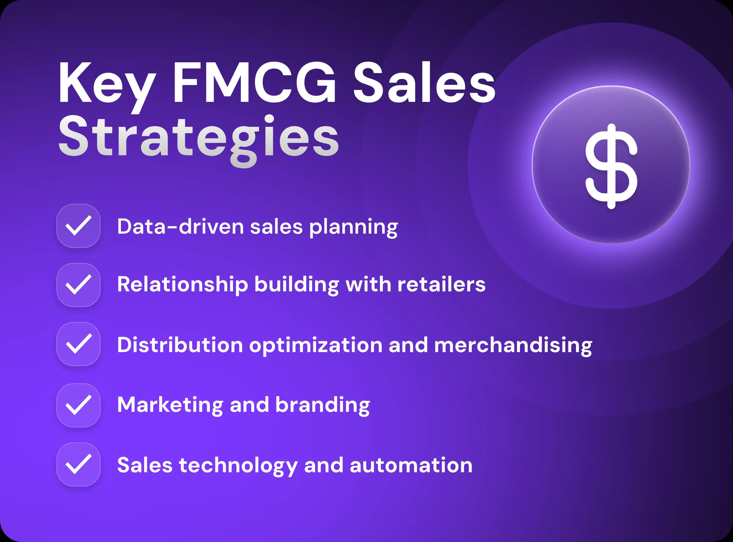 Key FMCG Sales Strategies
