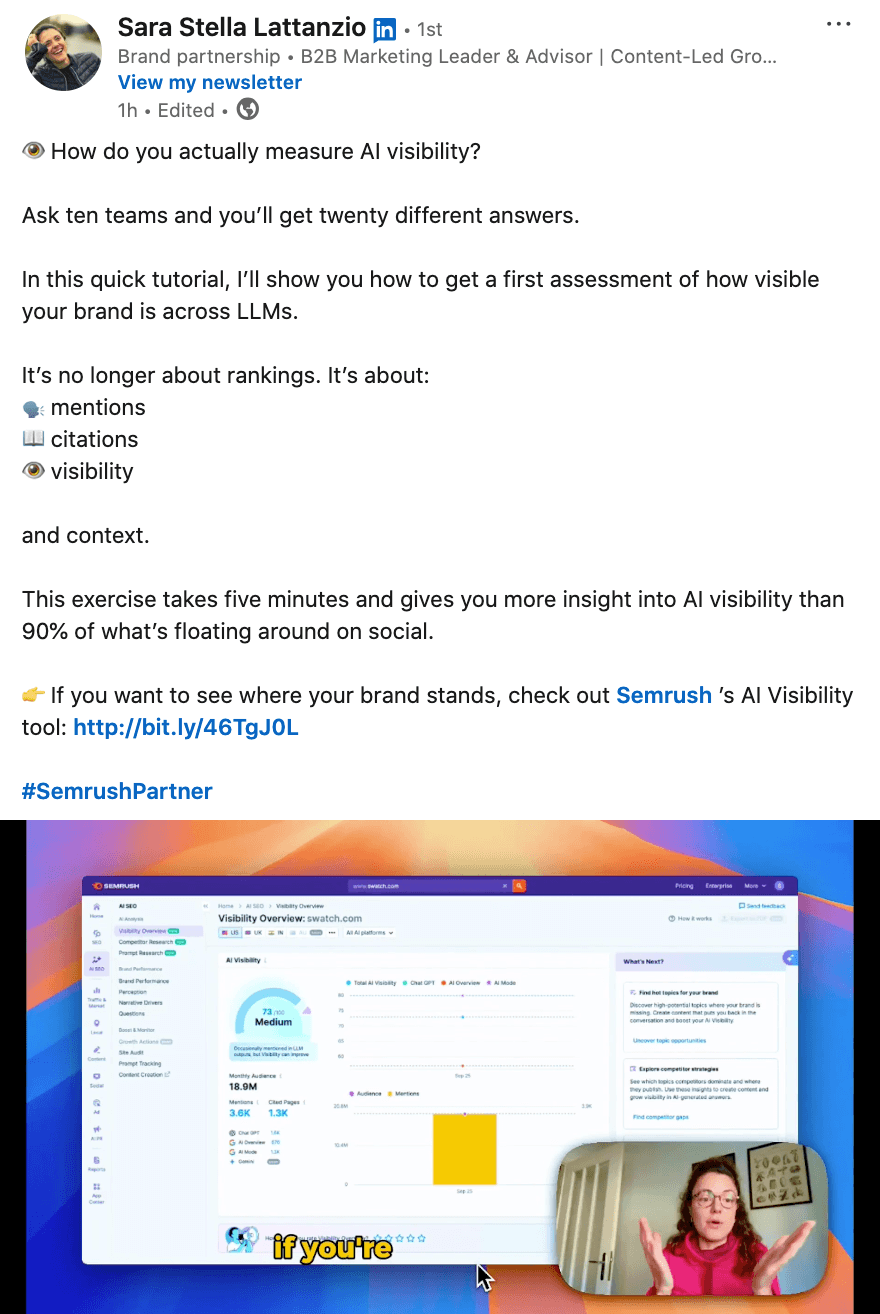 Semrush Sponsored Post
