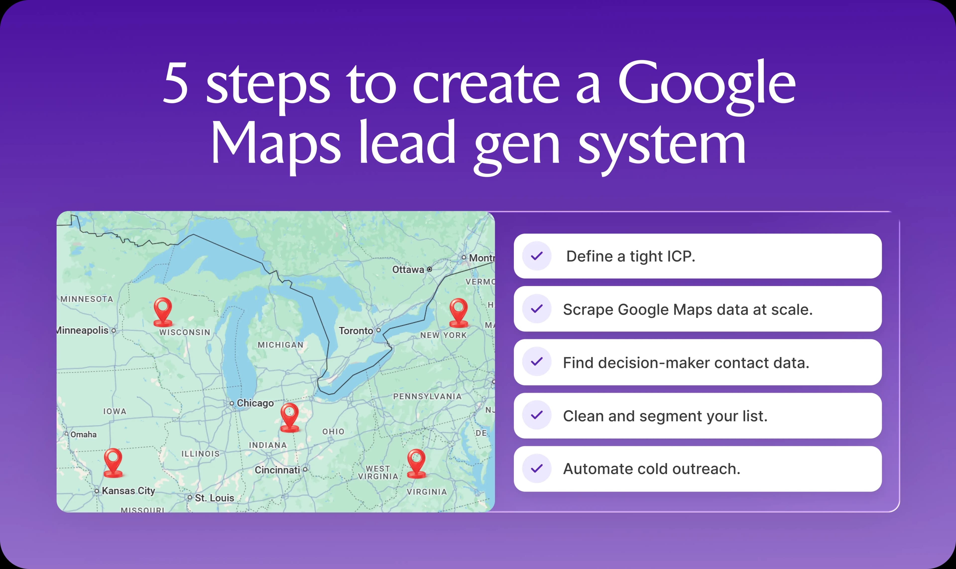5 Steps to Create a Google Maps Lead Gen System