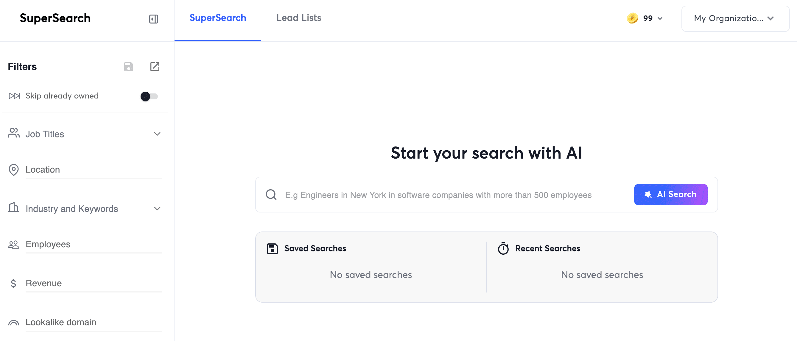 SuperSearch Screenshot