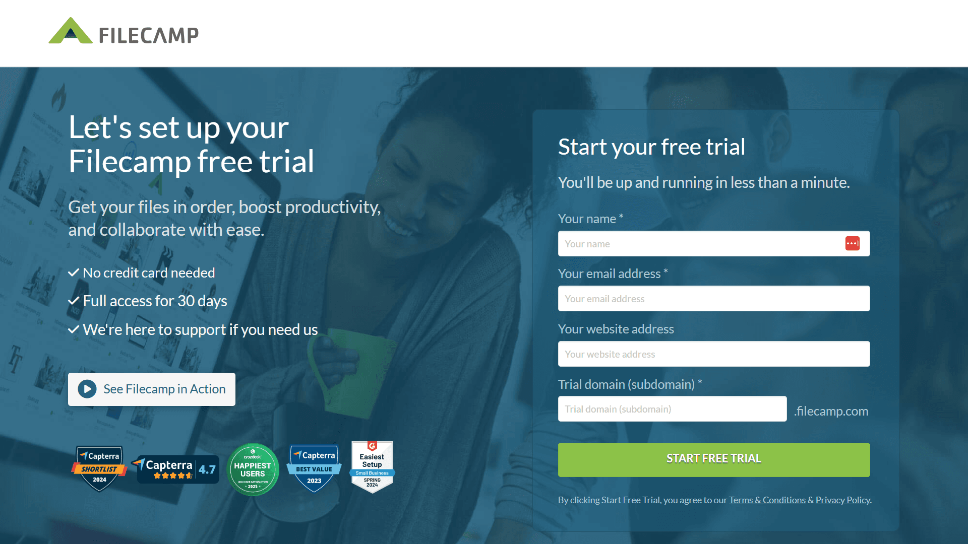 Filecamp Free Trial