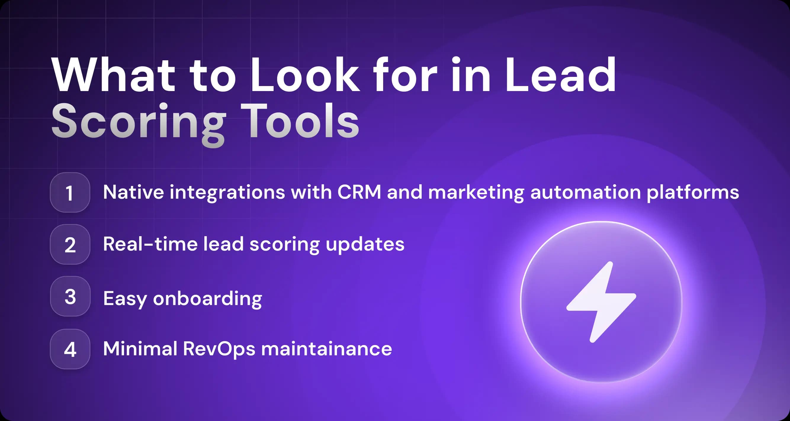 Critical Capabilities in Lead Scoring Tools