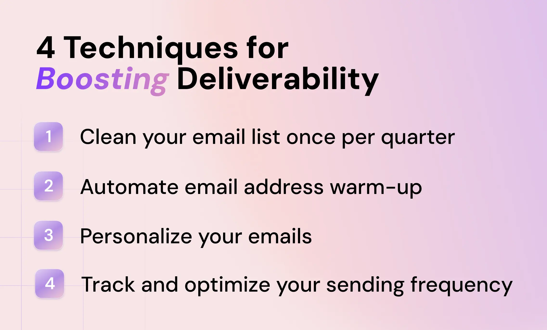 4 Techniques for Boosting Deliverability