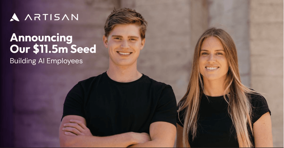 Artisan Raises $11.5M Seed Round
