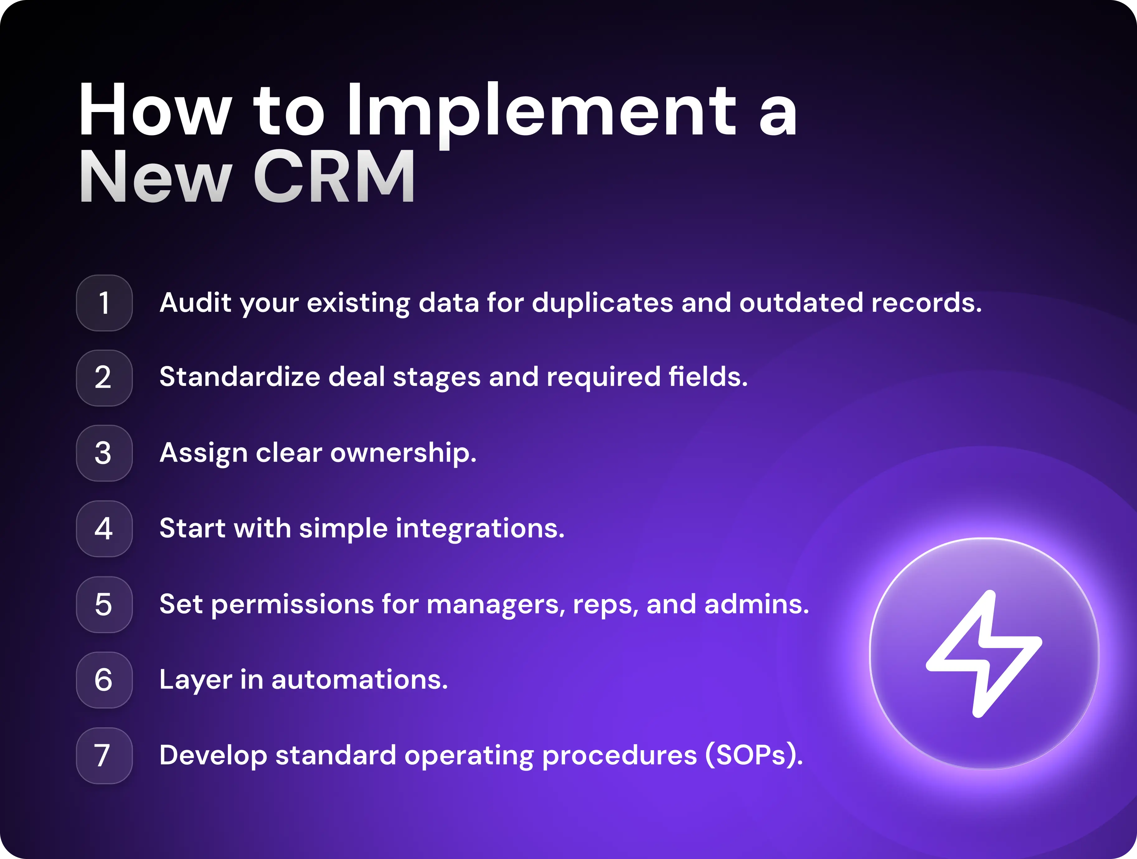 CRM Implementation Plan