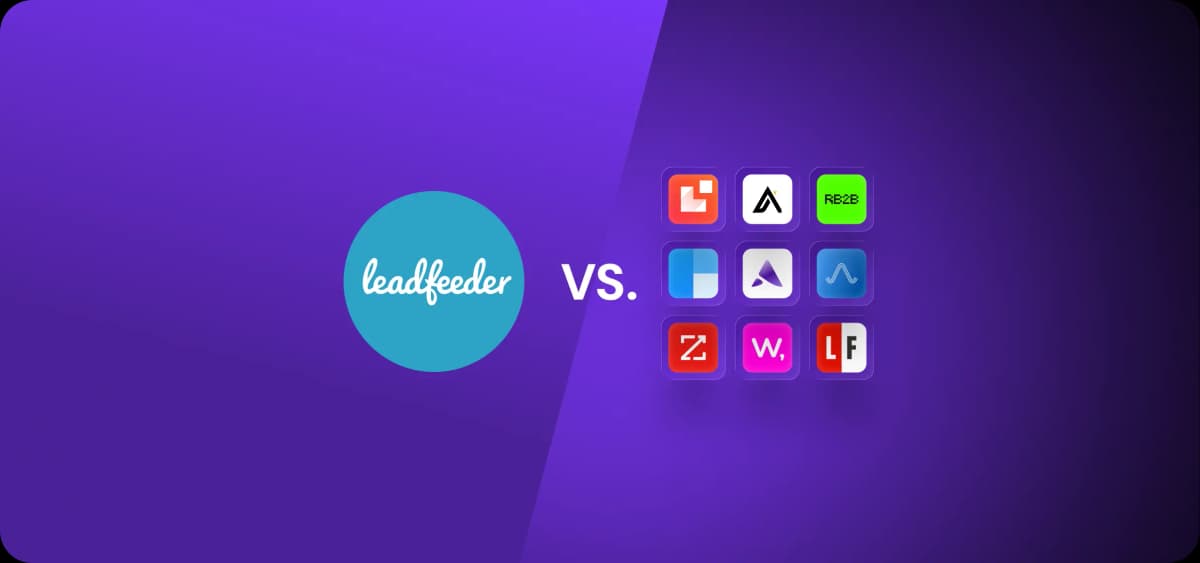 Guide to Leadfeeder alternatives for B2B teams: Top 9 tools