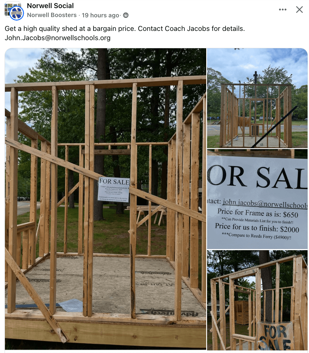 Norwell Social Shed Picture