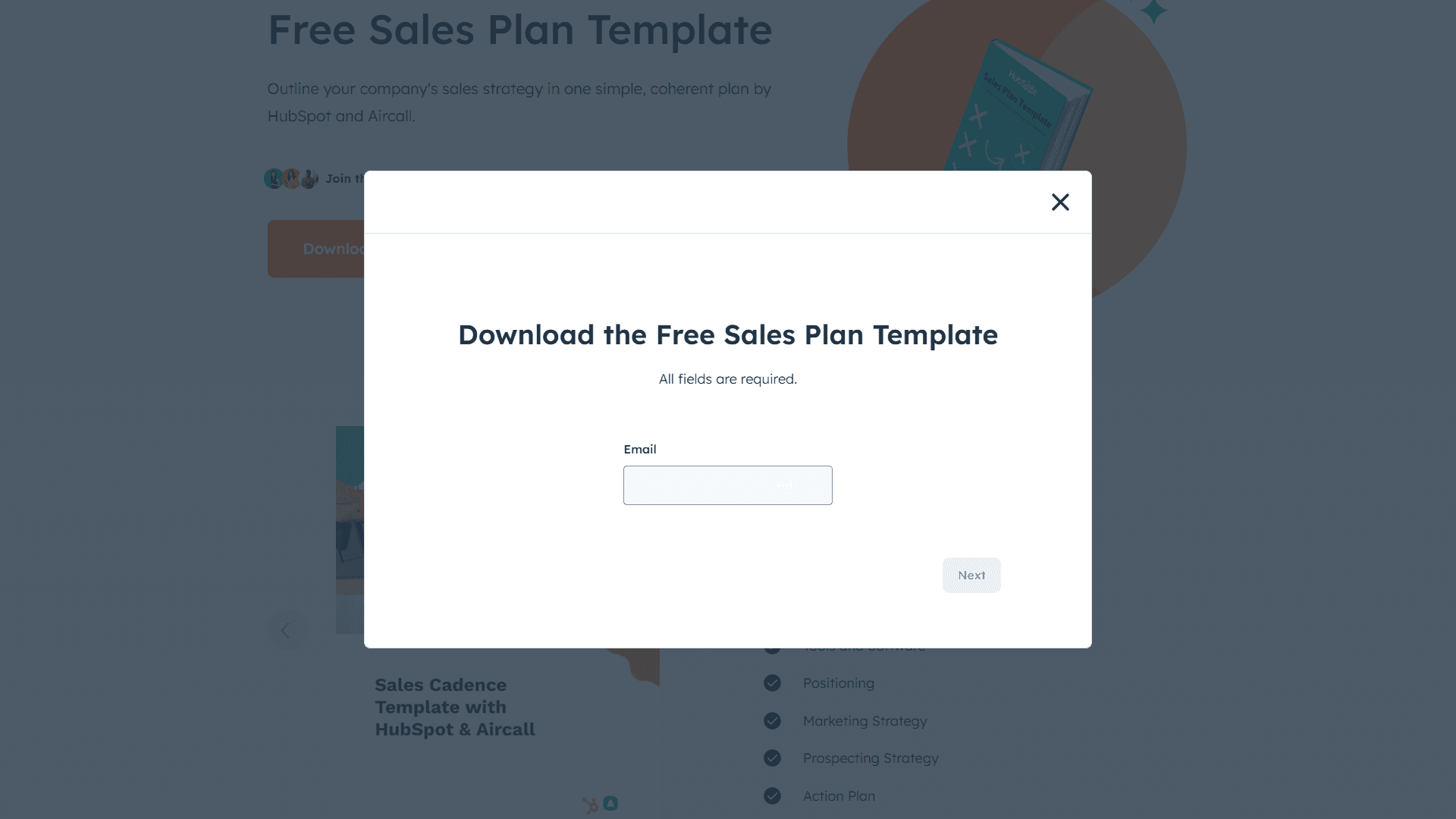 HubSpot Download Form