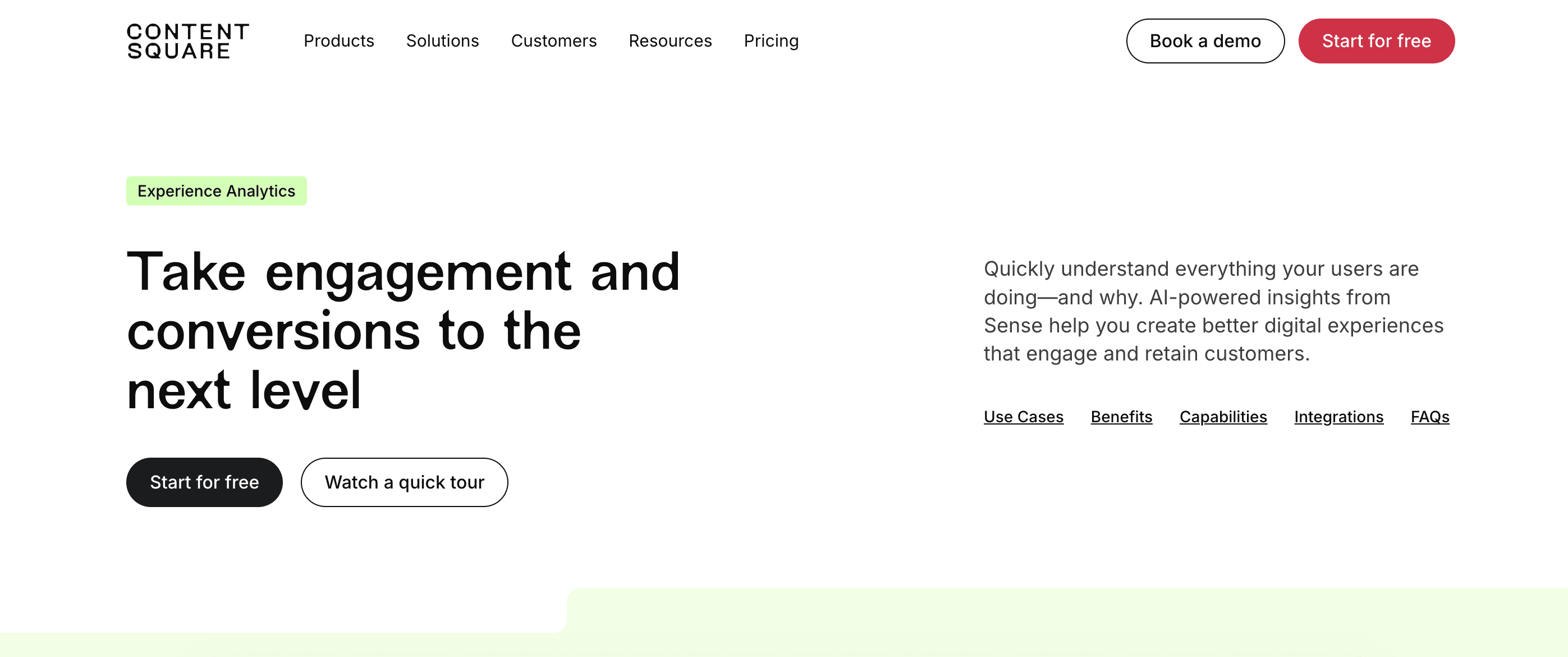 Contentsquare Homepage