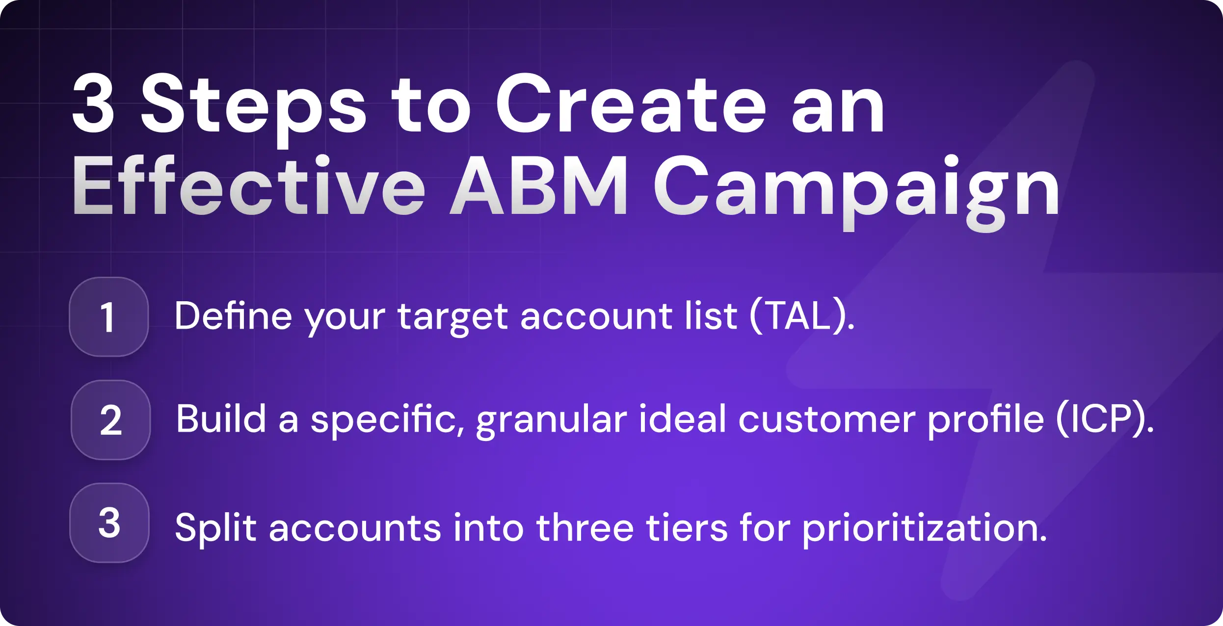 3 Steps to Create an Effective ABM Campaign