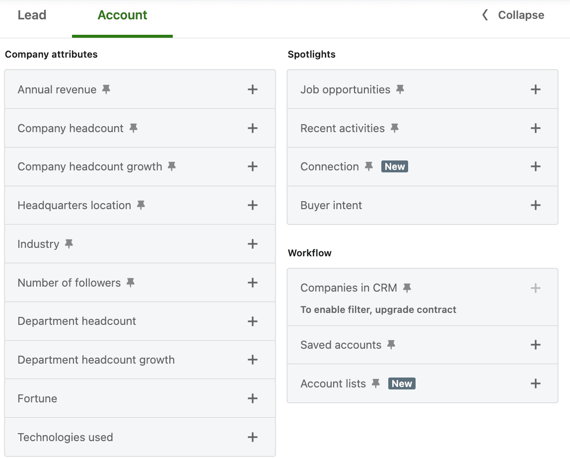 Sales Navigator Dashboard