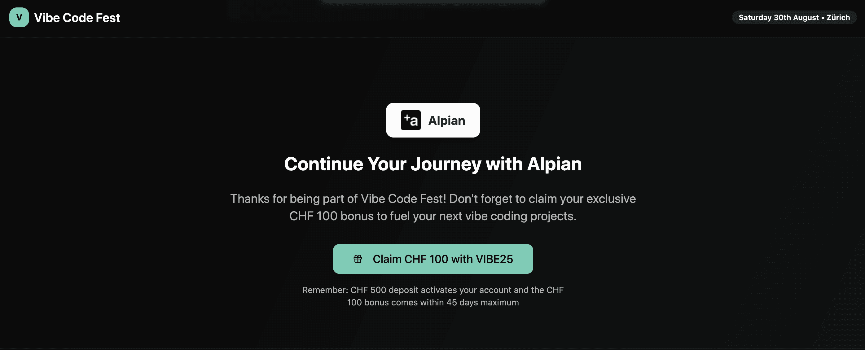AIpian Sponsorship Landing Page