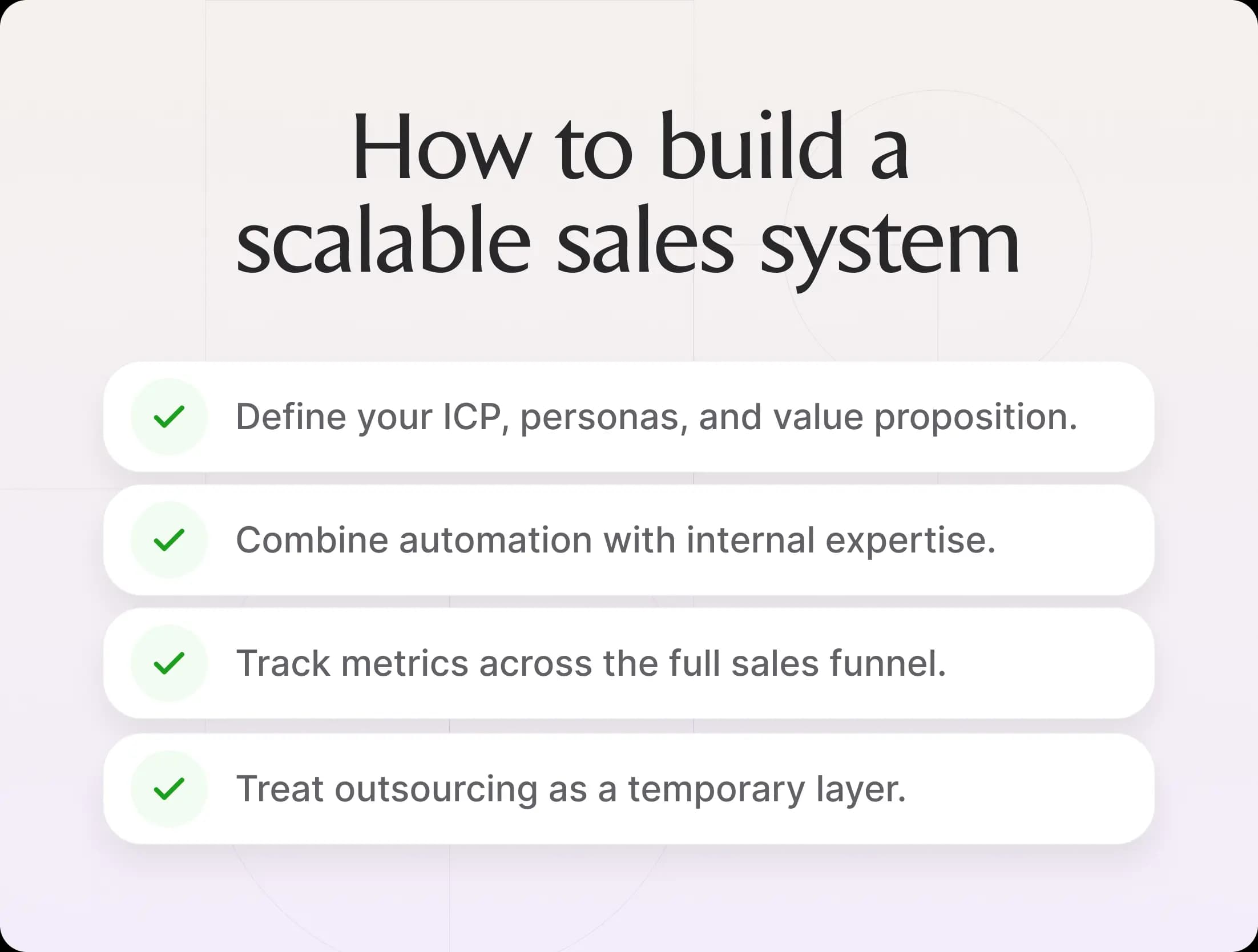 How to Build a Scalable Sales System (1)