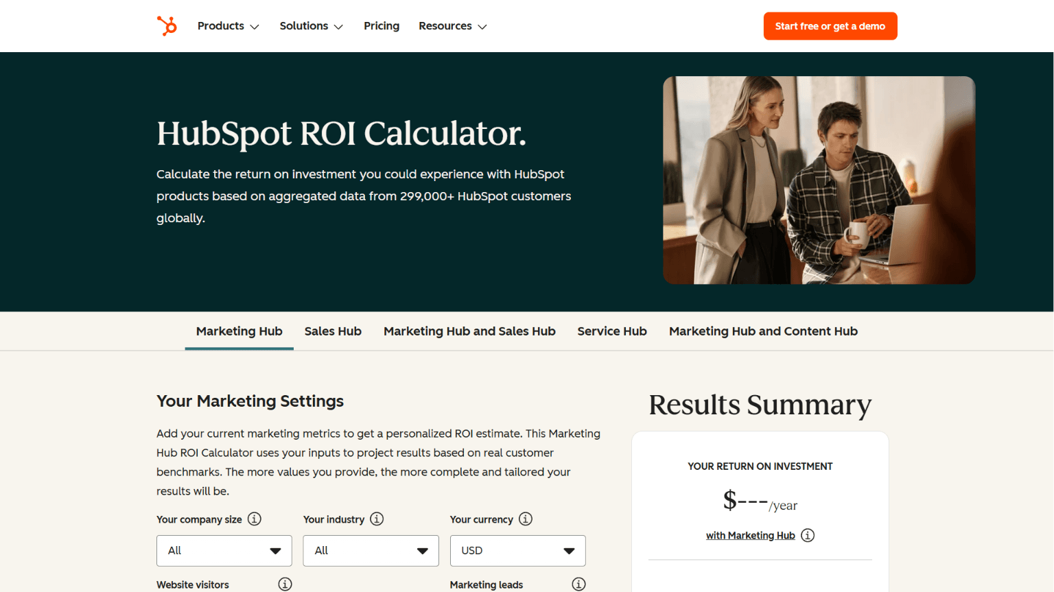 HubSpot ROI Calculator