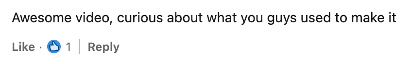 LinkedIn comment