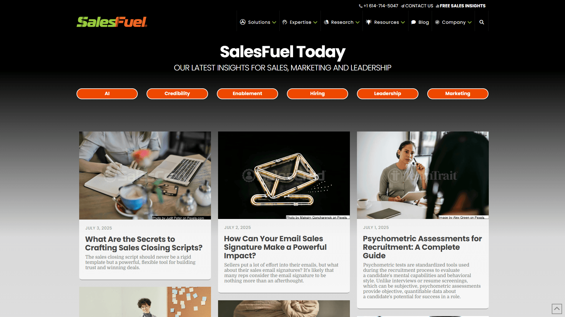 SalesFuel Screenshot