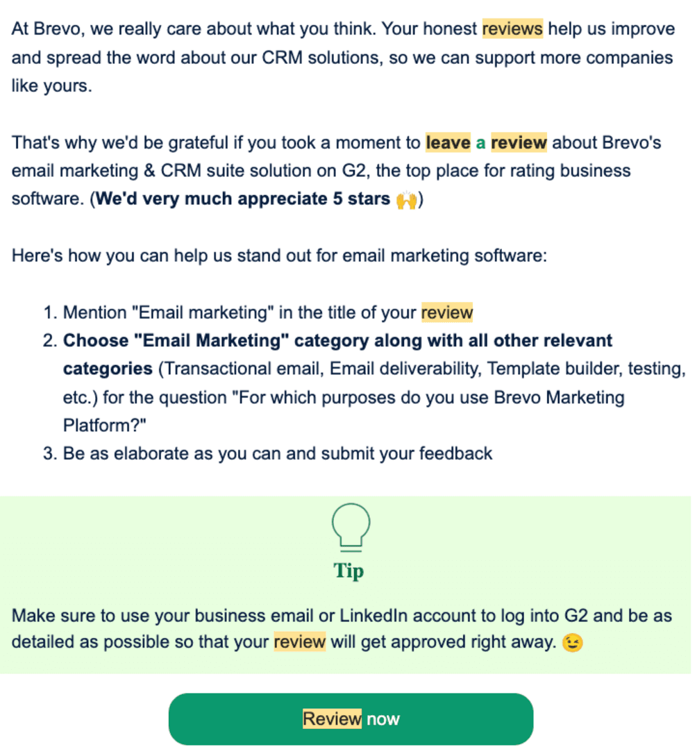 Brevo Automated Email