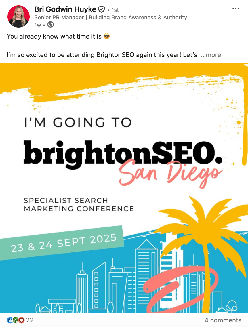 Attendee Promotion Example