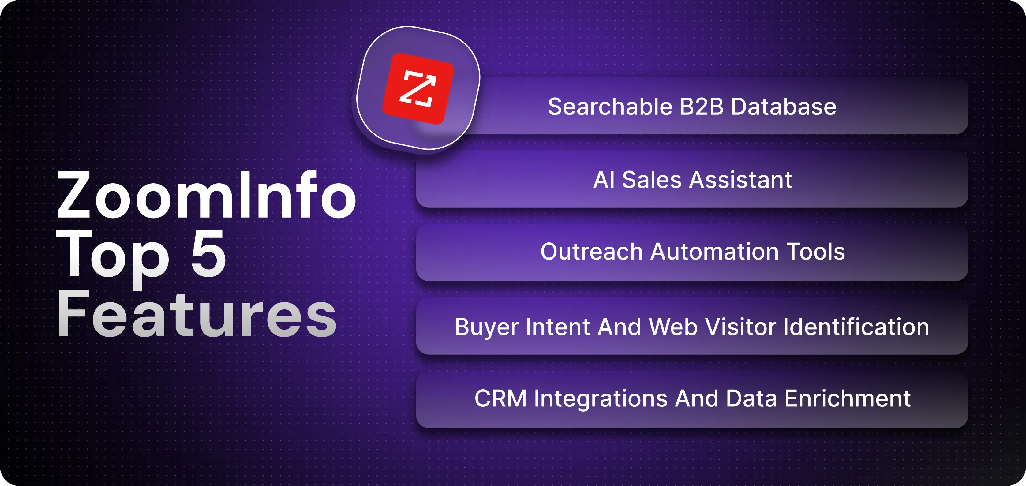 ZoomInfo Top Features