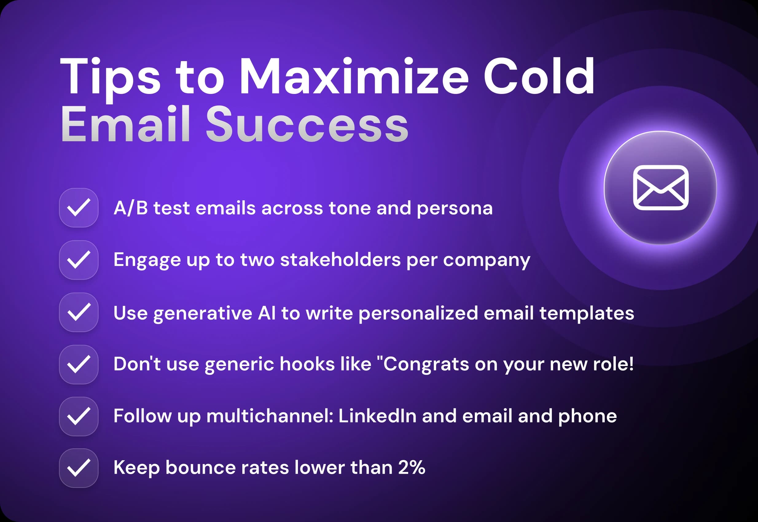 Tips to Maximize Cold Email Success