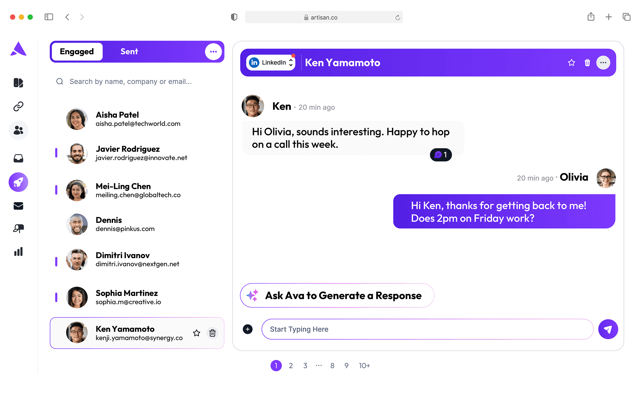 Product Image: LinkedIn Messages