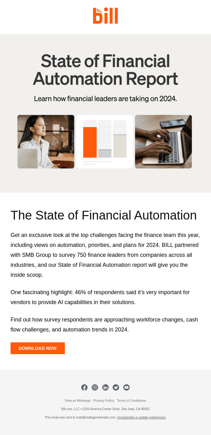 Bill Educational Email