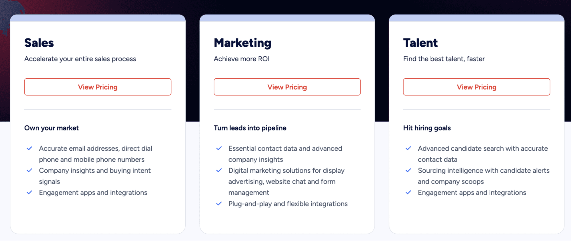 ZoomInfo Pricing