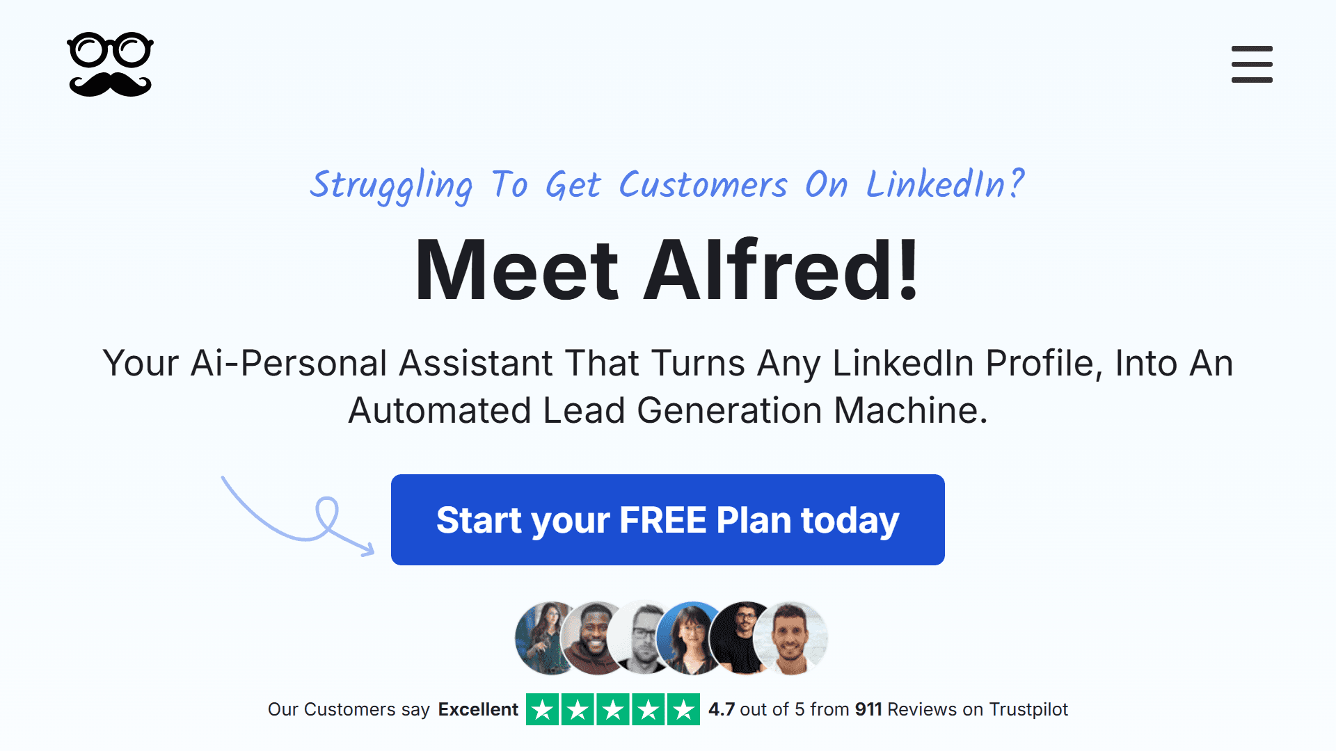 Meet Alfred Homepage