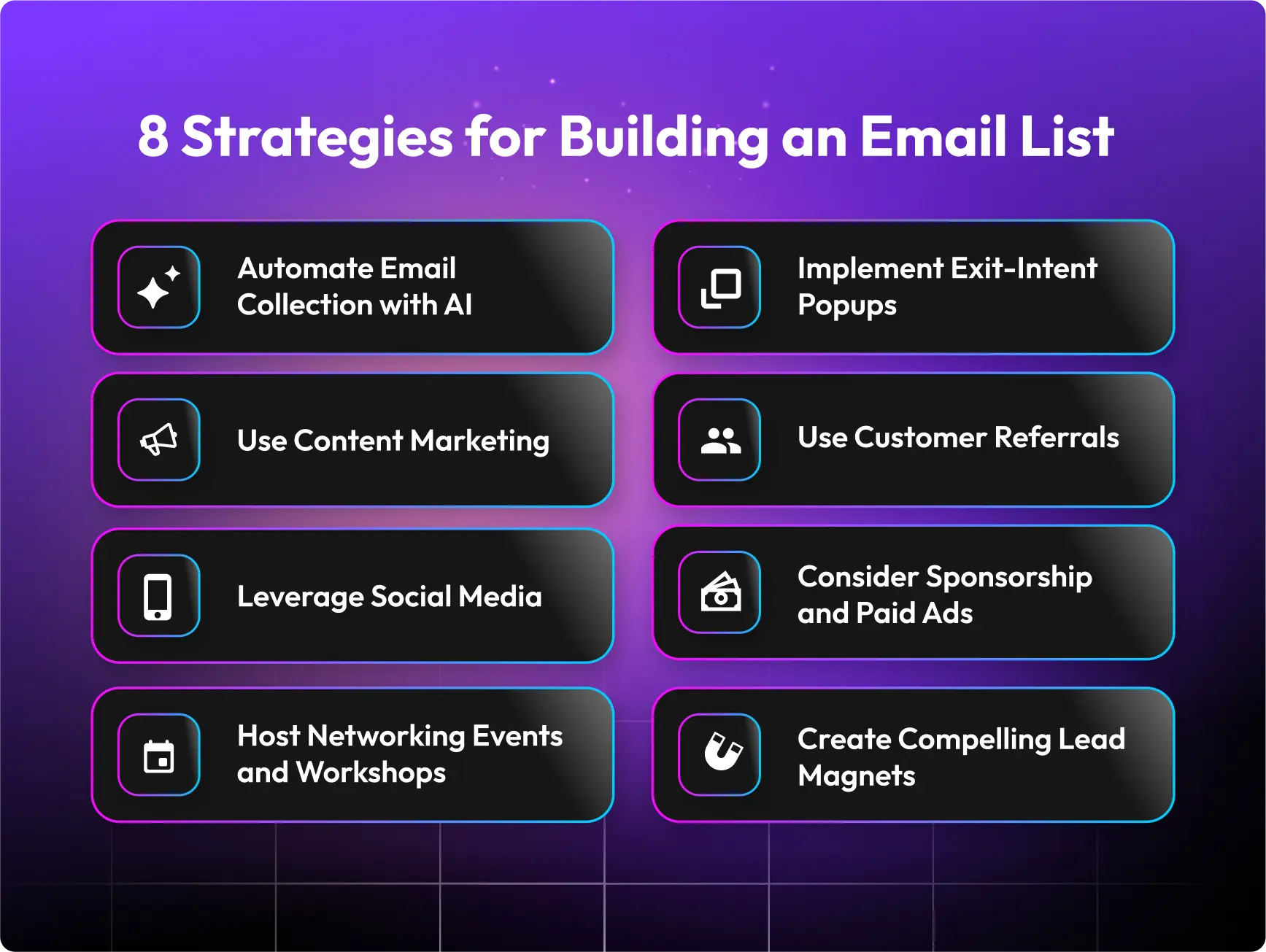 8 Strategies for Building an Email List