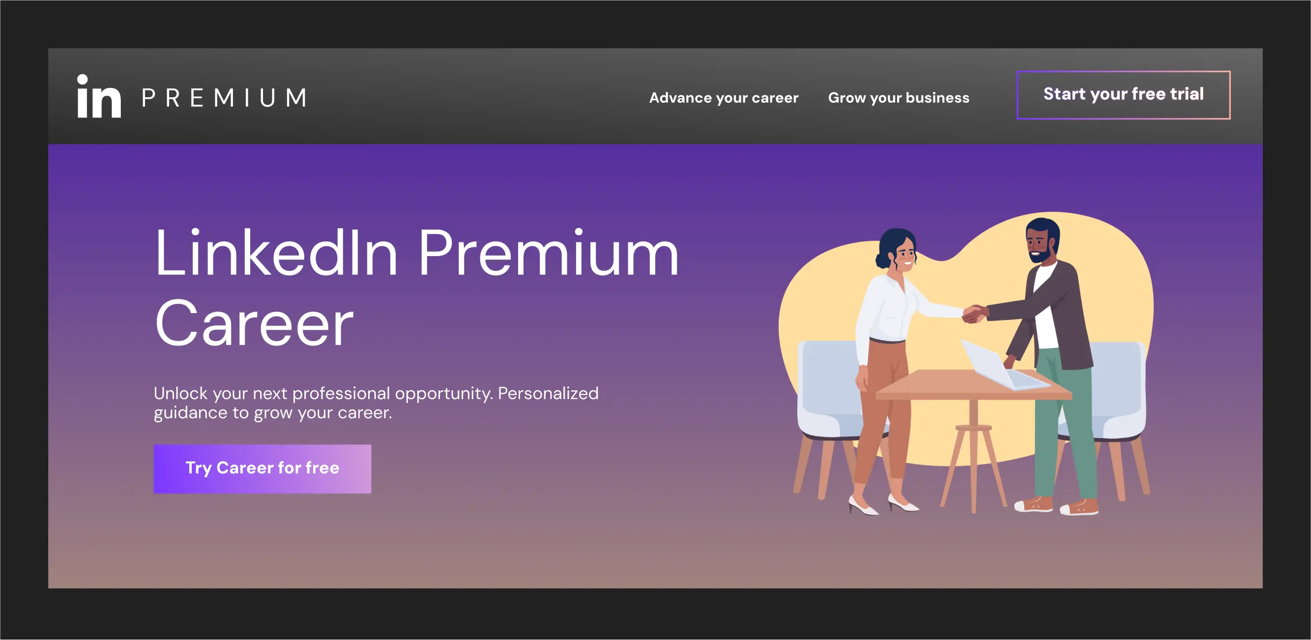 LinkedIn Premium Career
