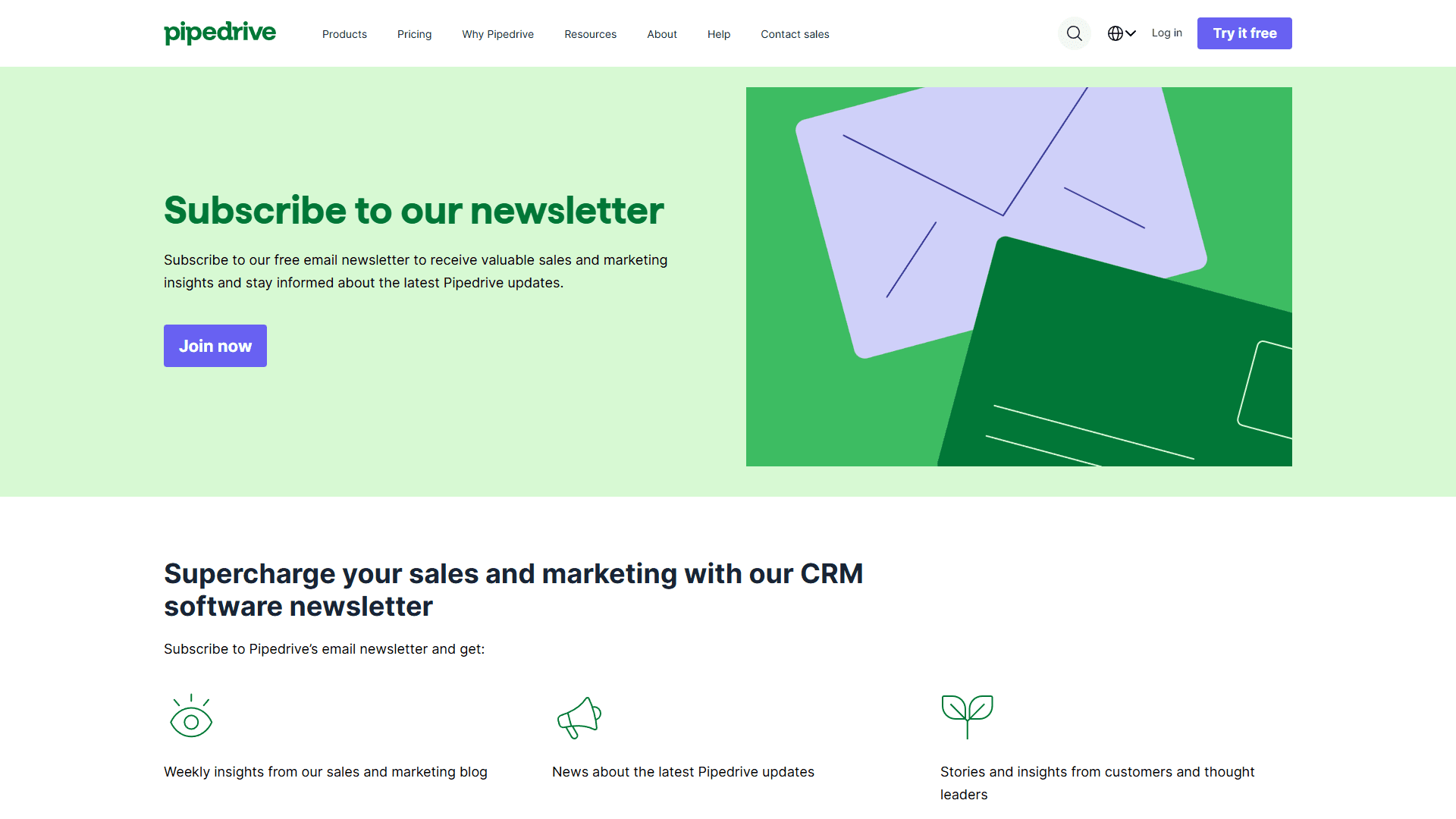Pipedrive Email Newsletter