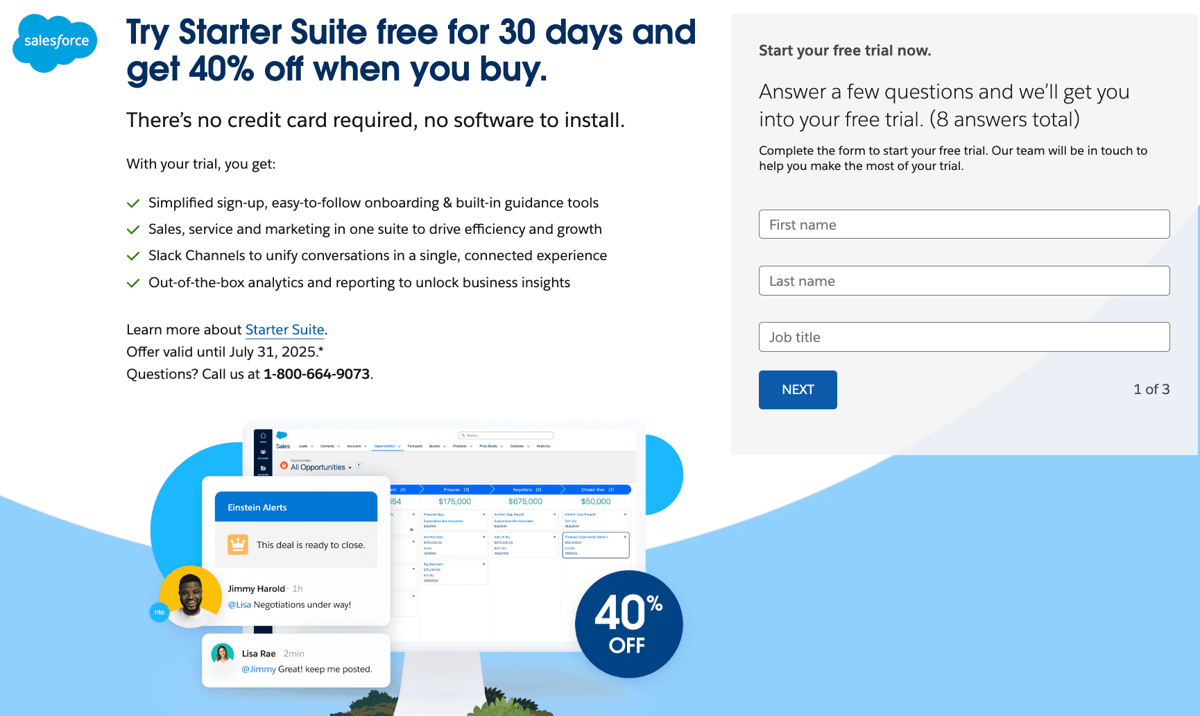 Salesforce Discount and Free Trial
