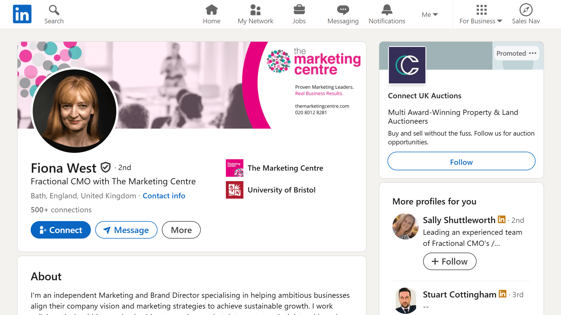 LinkedIn Free Search Example 3