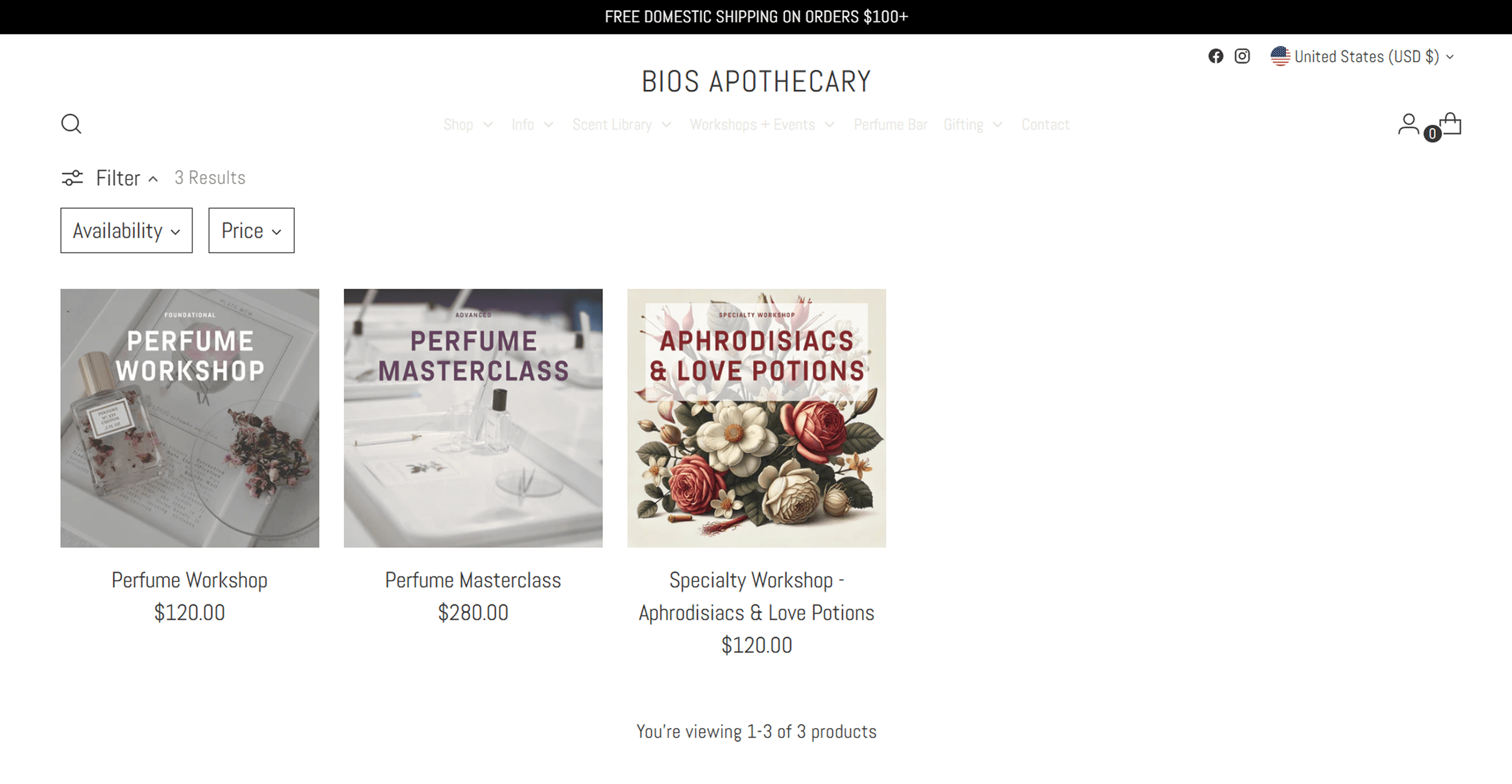 Bios Apothecary Workshops Page