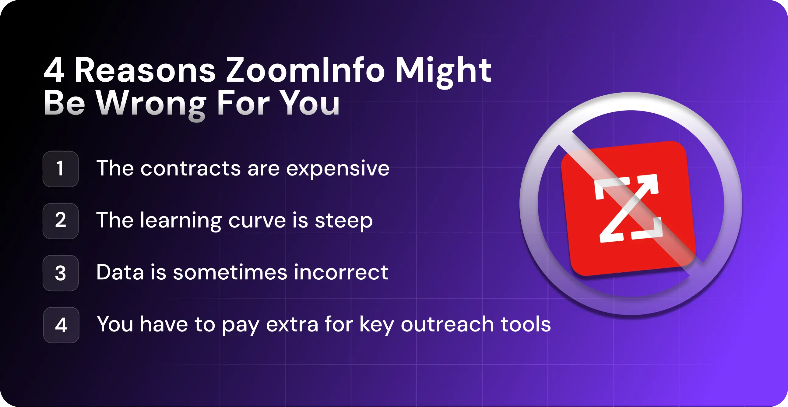 4 Reasons ZoomInfo Might Be Wrong For You