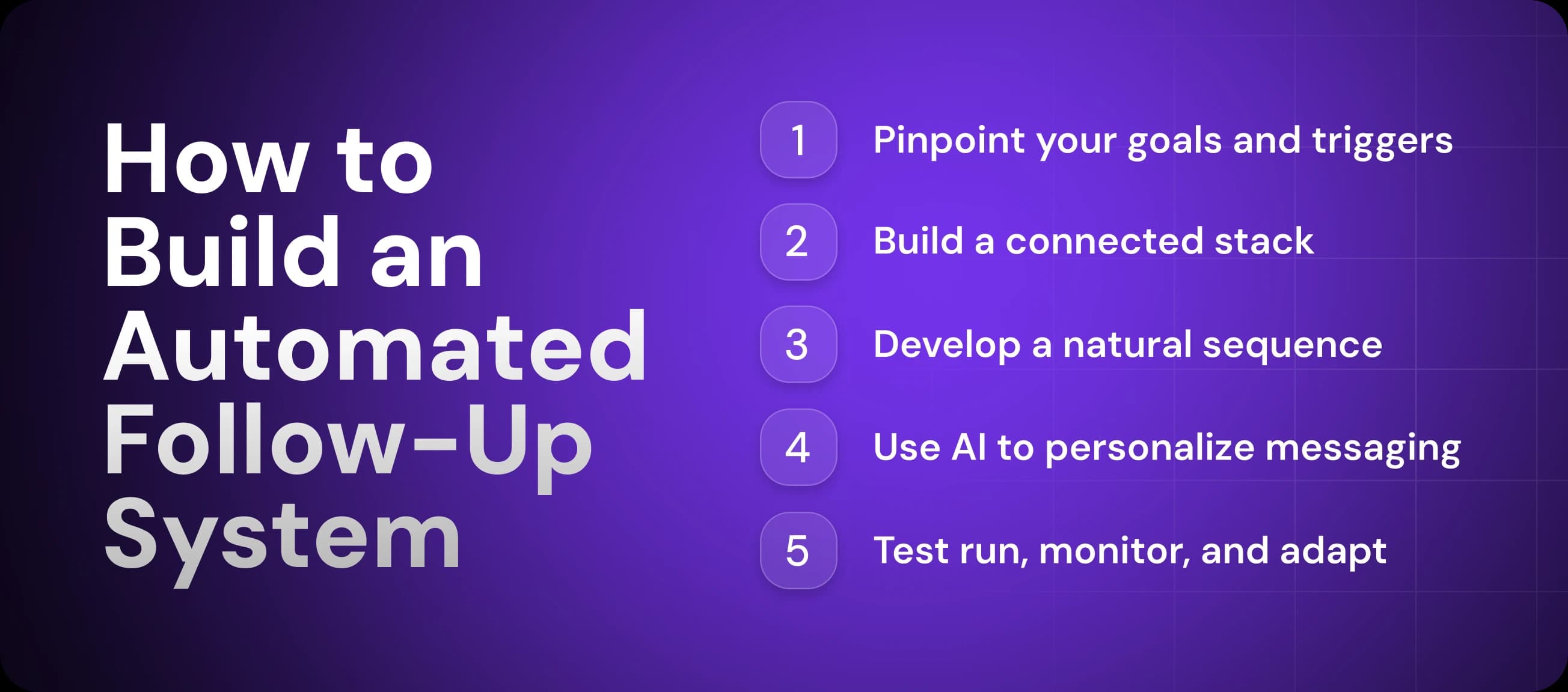 How to Build an Automated Lead Follow-Up System