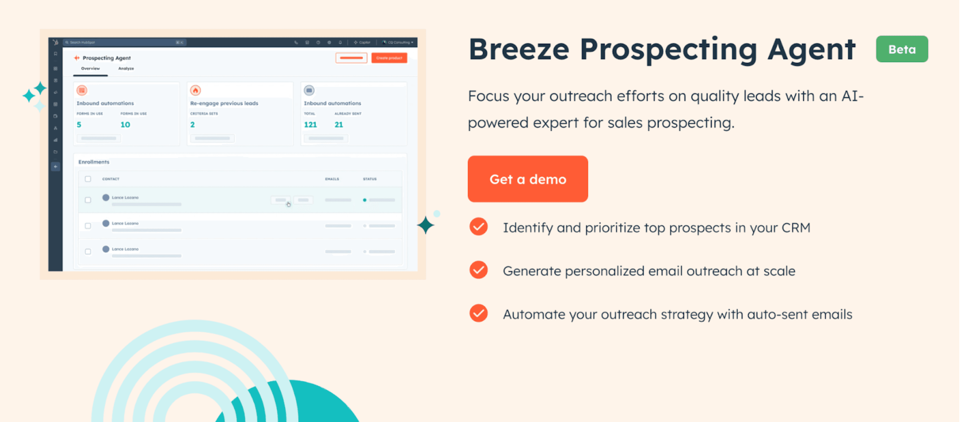 HubSpot Breeze Prospecting Agent