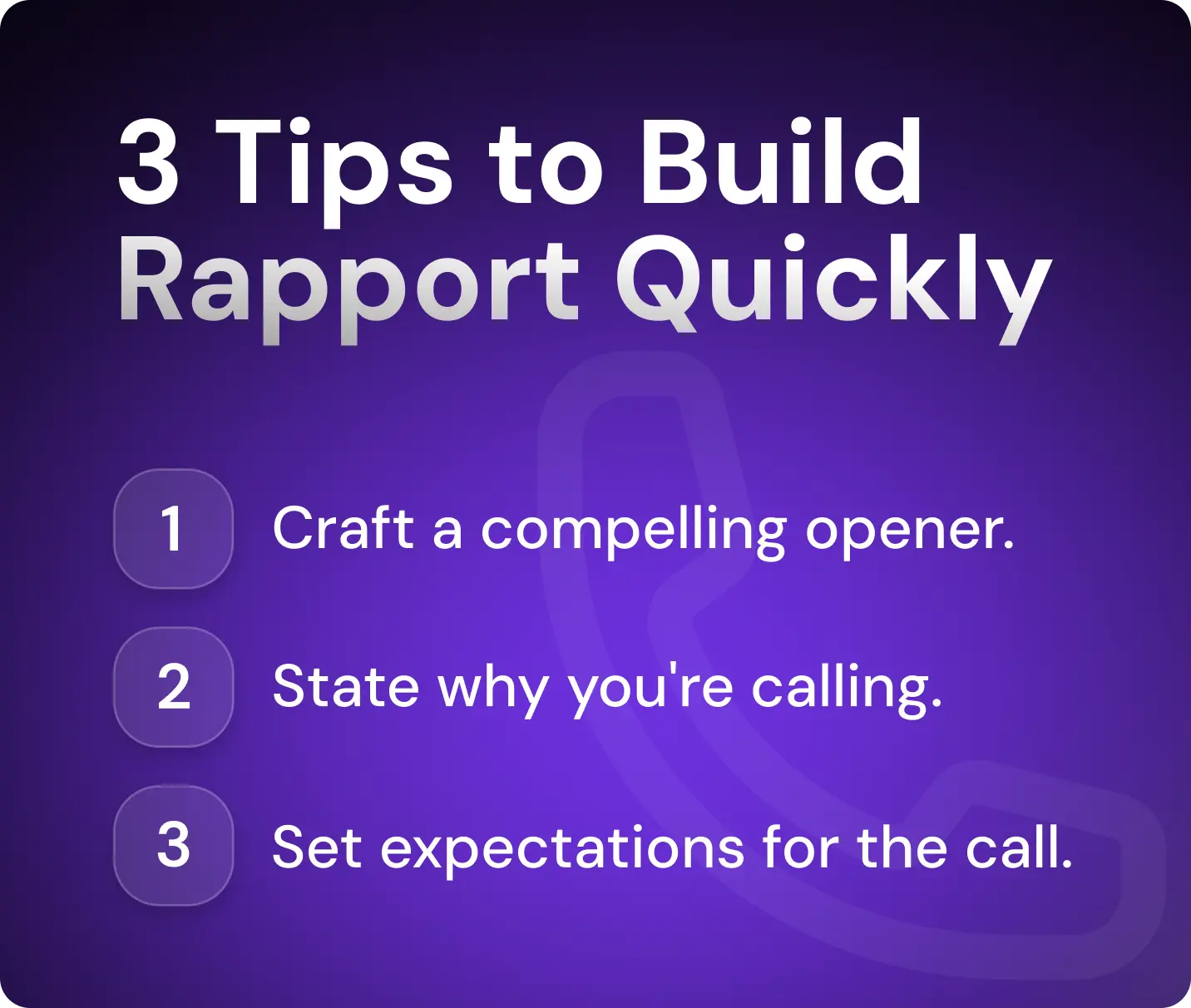 3 Tips to Build Rapport Quickly