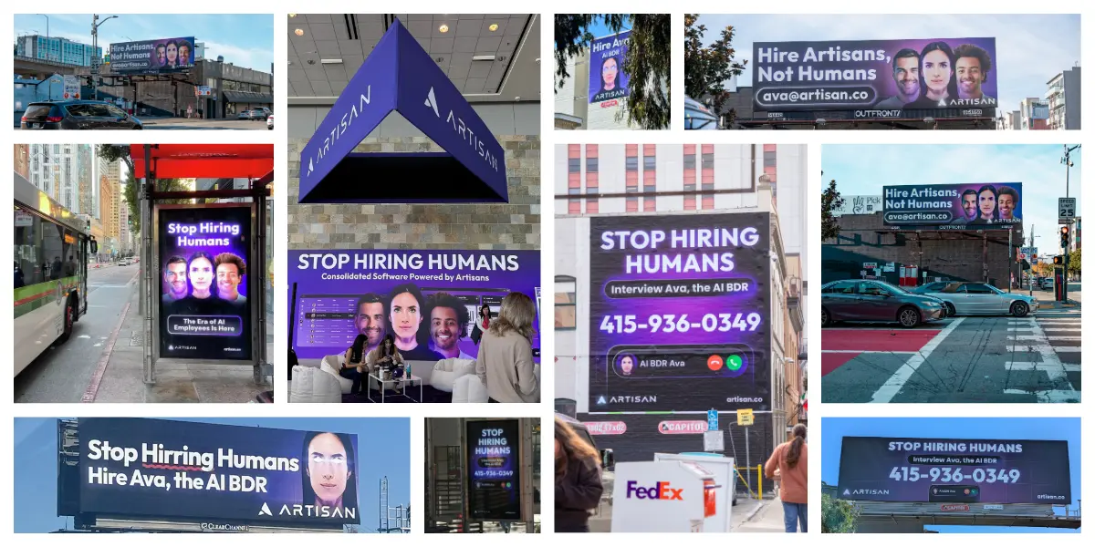 Stop Hiring Humans Artisan Campaign